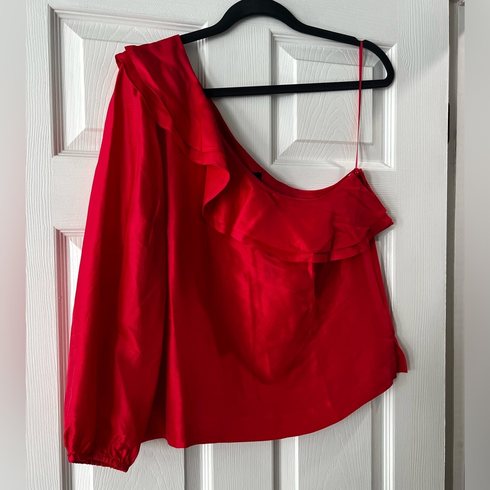 One -Sleeve Blouse